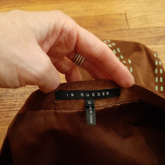 In Suede skirt - Picture 2 of 12